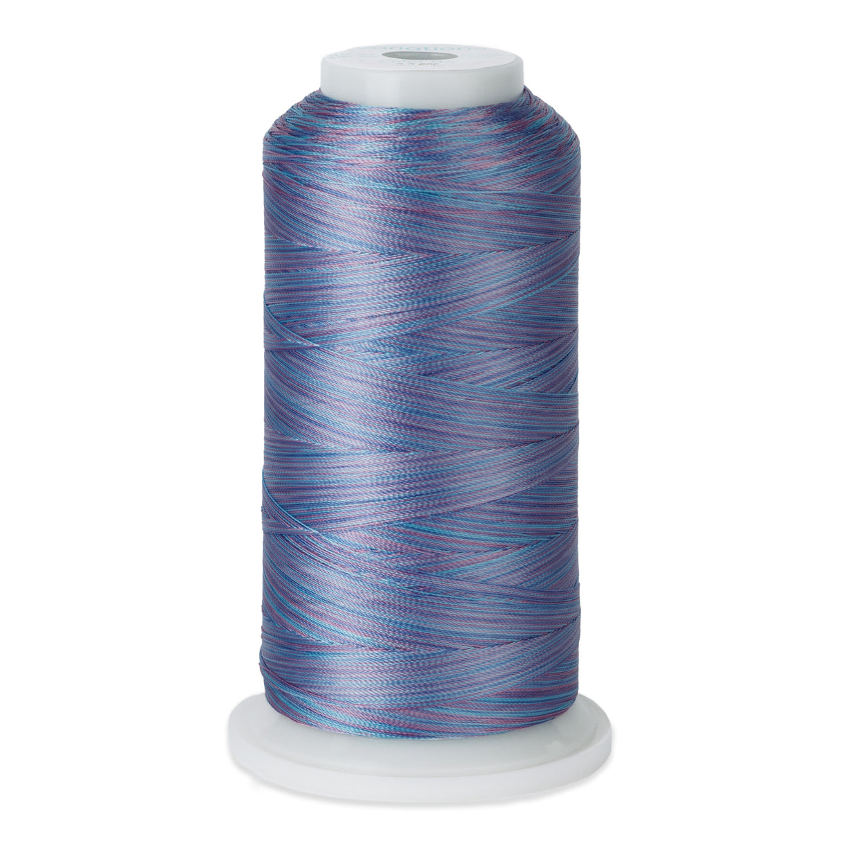 variegated blues polyester embroidery and quliting thread