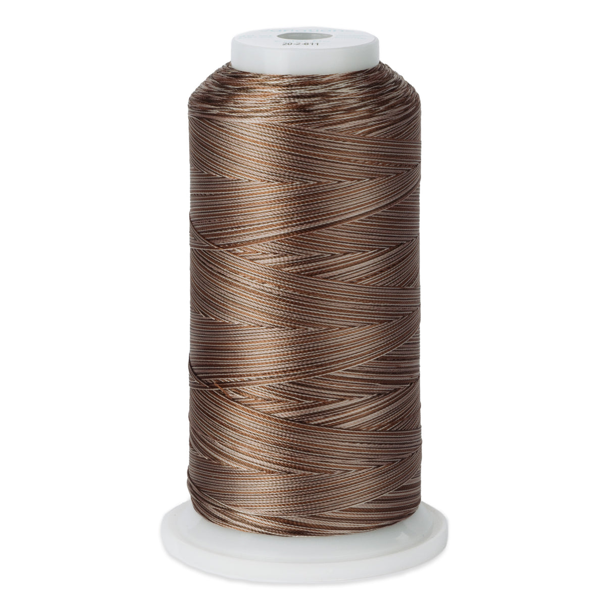 variegated browns polyester embroidery and quliting thread
