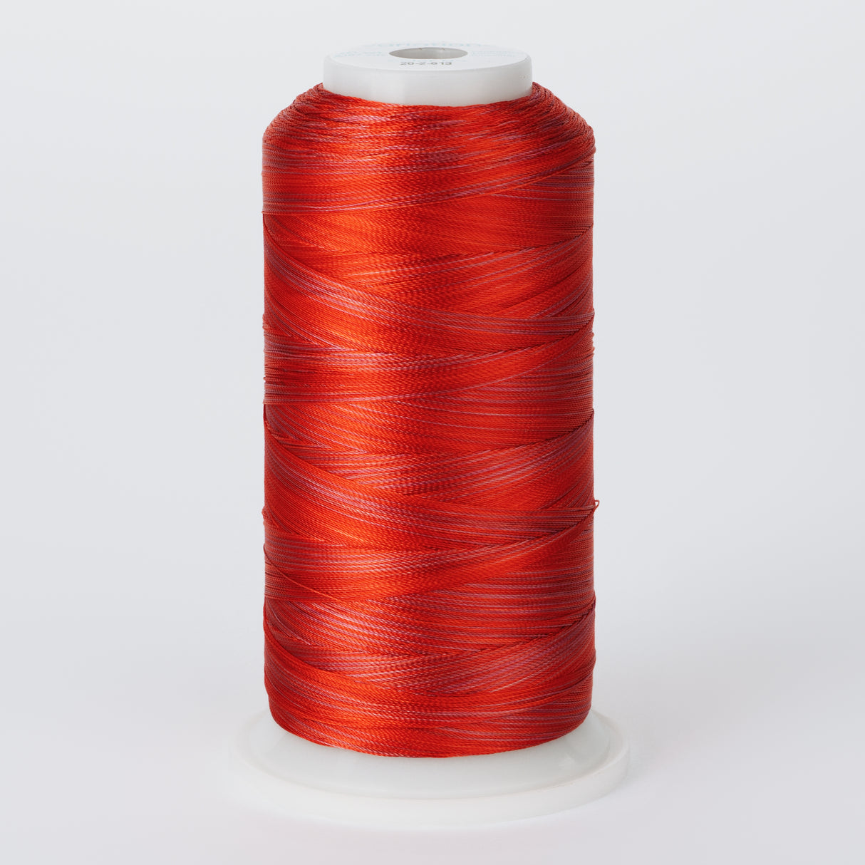 variegated reds and pinks polyester embroidery and quliting thread