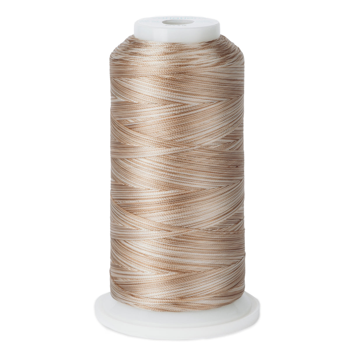 variegated tans and browns polyester embroidery and quliting thread