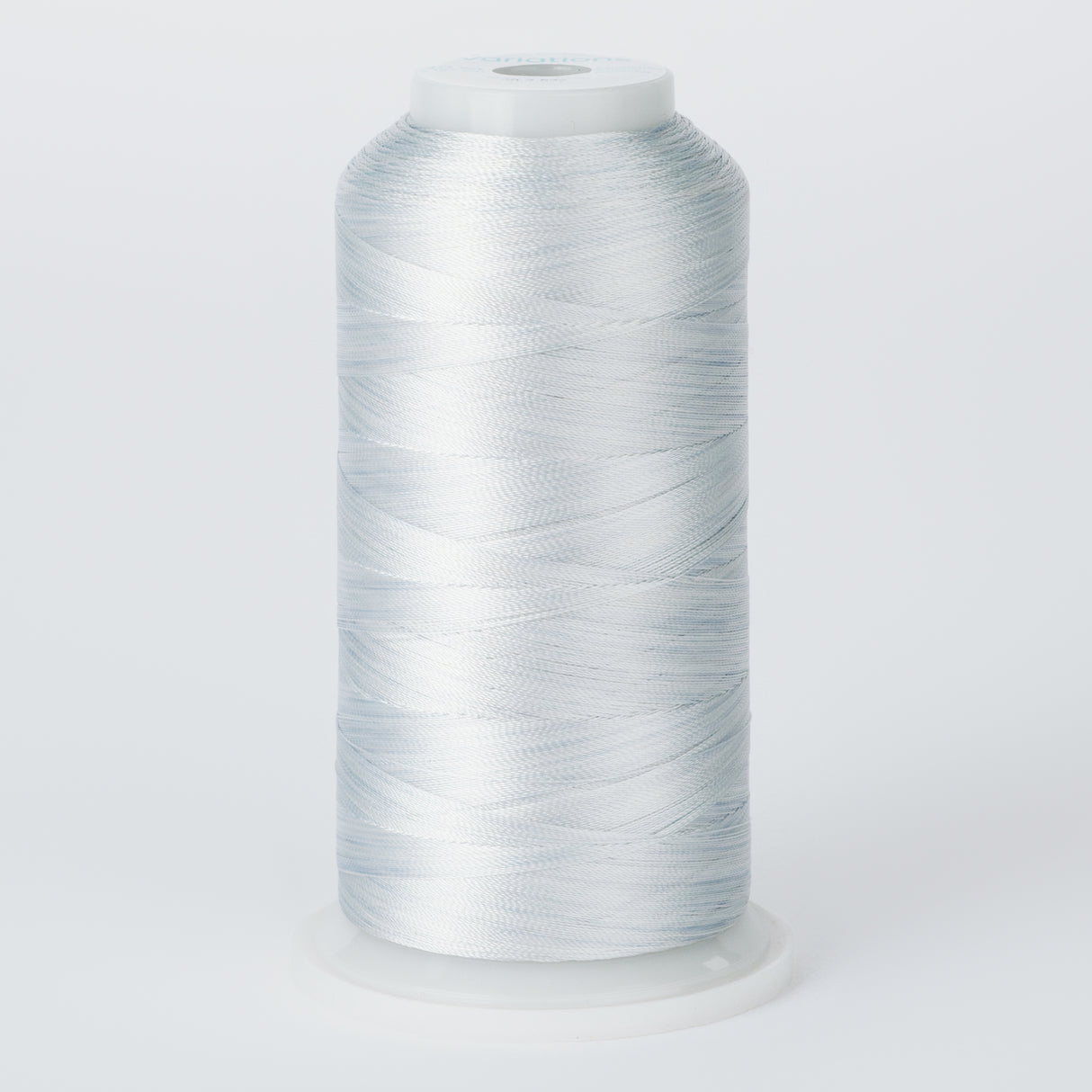 variegated silver polyester embroidery and quliting thread