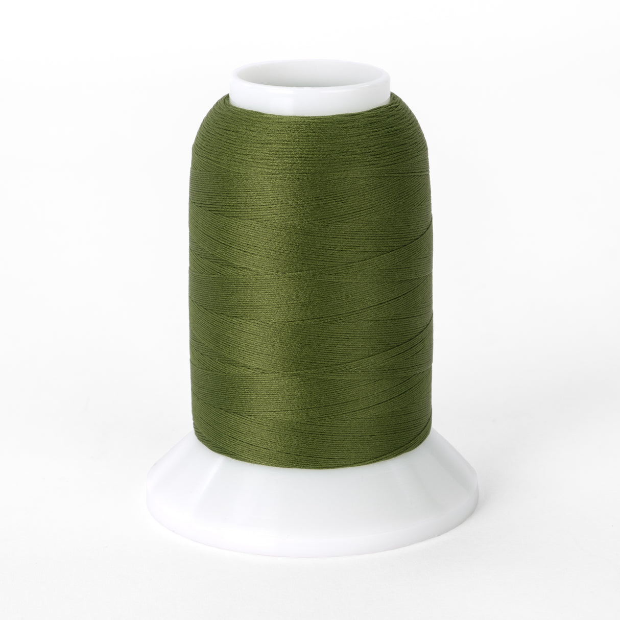 yli threads woolly nylon mini cone sea drab green 038 serger thread