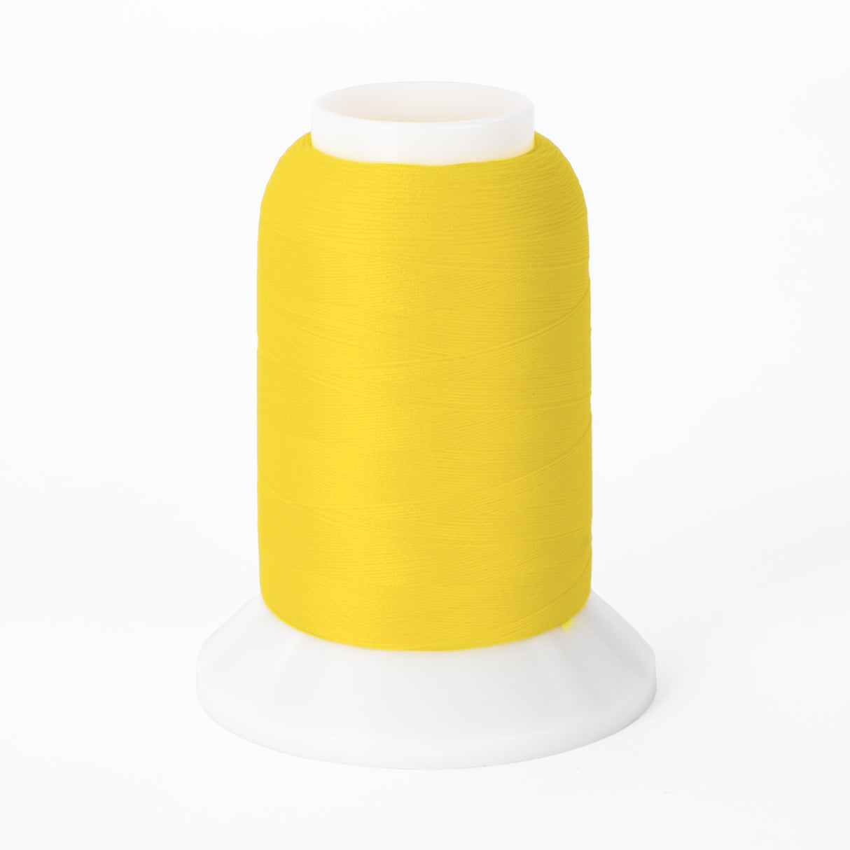 yli threads woolly nylon extra mini cone bright yellow 181 serger thread