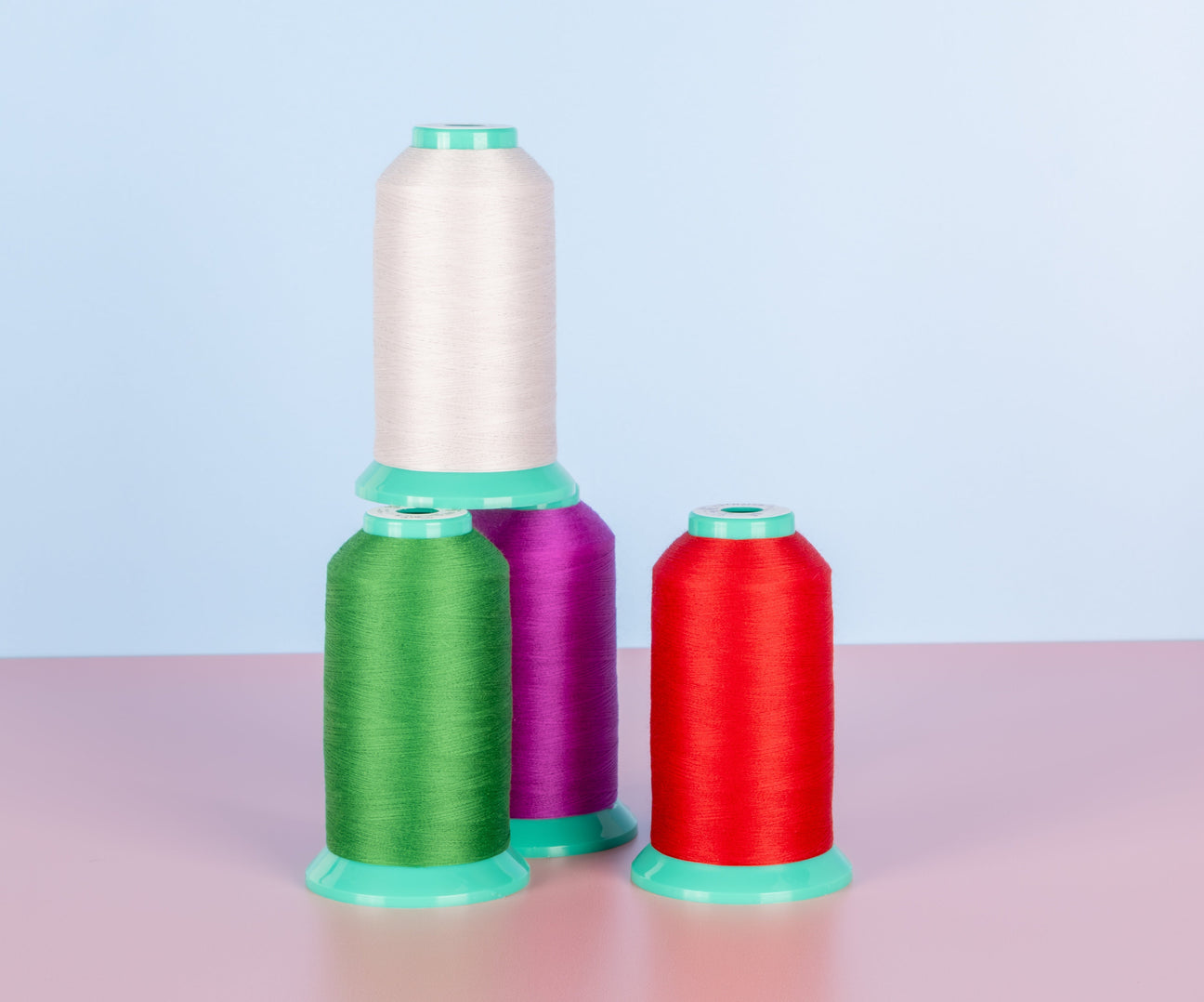 colorful cones of Perfection polyester quilting and sewing thread