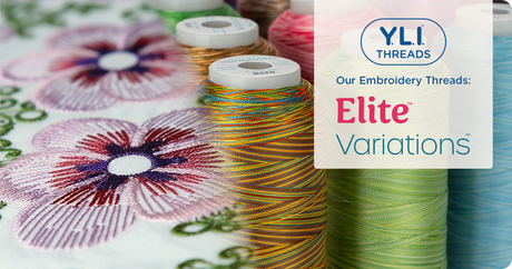 floral embroidery design with cones of variations embroidery thread cones