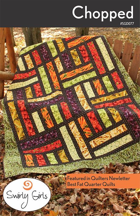 Chopped! is a fun, fat quarter friendly pattern.

Featured in Q