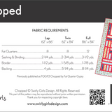 Chopped Quilt Pattern
