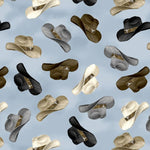 The Riders on the Range fabric collection by Danhui Nai features 