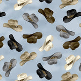 The Riders on the Range fabric collection by Danhui Nai features 