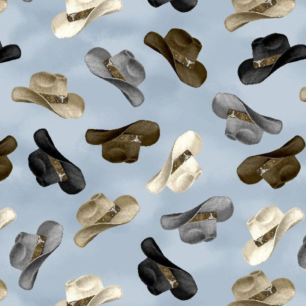 The Riders on the Range fabric collection by Danhui Nai features 