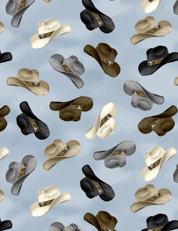 The Riders on the Range fabric collection by Danhui Nai features 