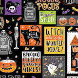 Glow-O-Ween Haunted Patchwork Multi Skinny Bolt
