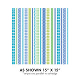 Daisy Up Daisy Up Stripe Turquoise/Multi