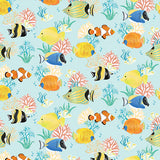 Santa's Vacation 14598-80 Tropical Fish Aqua