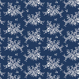 Classic Keepsakes in Blue 14651-55 Mini Floral Bouquet Navy Blue