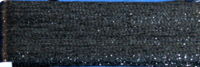 RibbonFloss Shimmer (Rayon/Metallic) #034 - Black/Black