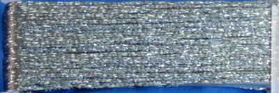 RibbonFloss Shimmer (Rayon/Metallic) #058 - Charcoal/Antique Silver