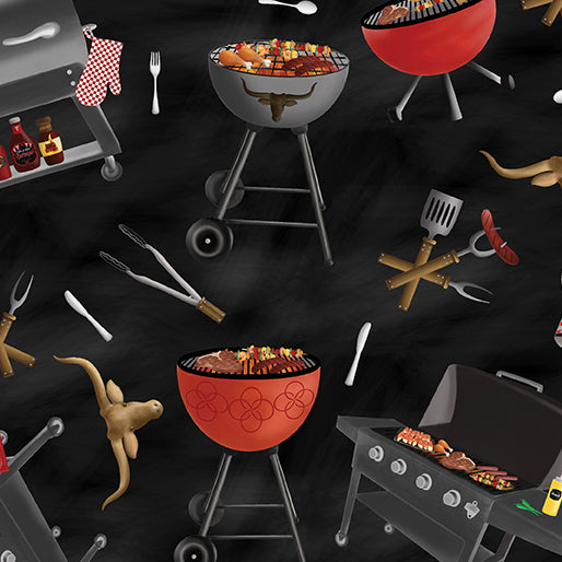 Turn up the heat for your summer projects using the Hot Stuff fabric collection by Andi Metz. You’ll find fun images of summer food, drinks and lots of BBQ icons in bright colors and intricate detail. There is even an apron panel to make a quick project for your favorite grill-master! From grills and smokers to steaks and hot peppers - it will be rare to find a project you can’t create with this collection. It’s time to sizzle and sew with Hot Stuff!