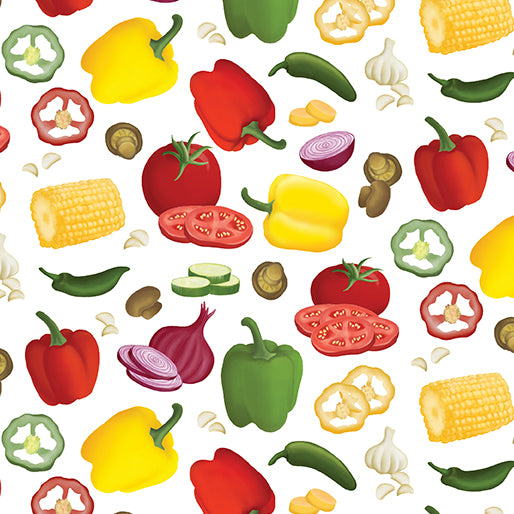 Turn up the heat for your summer projects using the Hot Stuff fabric collection by Andi Metz. You’ll find fun images of summer food, drinks and lots of BBQ icons in bright colors and intricate detail. There is even an apron panel to make a quick project for your favorite grill-master! From grills and smokers to steaks and hot peppers - it will be rare to find a project you can’t create with this collection. It’s time to sizzle and sew with Hot Stuff!