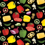 Turn up the heat for your summer projects using the Hot Stuff fabric collection by Andi Metz. You’ll find fun images of summer food, drinks and lots of BBQ icons in bright colors and intricate detail. There is even an apron panel to make a quick project for your favorite grill-master! From grills and smokers to steaks and hot peppers - it will be rare to find a project you can’t create with this collection. It’s time to sizzle and sew with Hot Stuff!