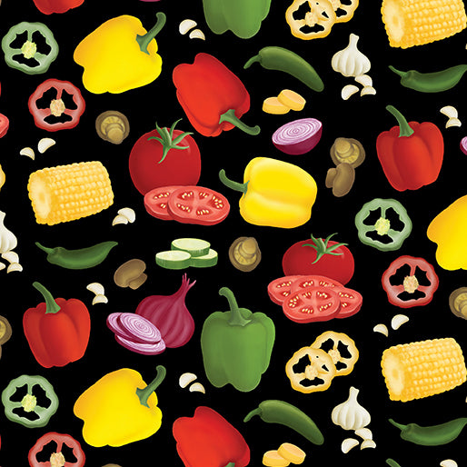 Turn up the heat for your summer projects using the Hot Stuff fabric collection by Andi Metz. You’ll find fun images of summer food, drinks and lots of BBQ icons in bright colors and intricate detail. There is even an apron panel to make a quick project for your favorite grill-master! From grills and smokers to steaks and hot peppers - it will be rare to find a project you can’t create with this collection. It’s time to sizzle and sew with Hot Stuff!