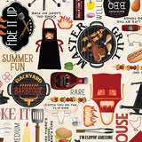 Turn up the heat for your summer projects using the Hot Stuff fabric collection by Andi Metz. You’ll find fun images of summer food, drinks and lots of BBQ icons in bright colors and intricate detail. There is even an apron panel to make a quick project for your favorite grill-master! From grills and smokers to steaks and hot peppers - it will be rare to find a project you can’t create with this collection. It’s time to sizzle and sew with Hot Stuff!