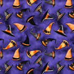 Spooky Tails by Nancy Mink features curious cats perched among pu