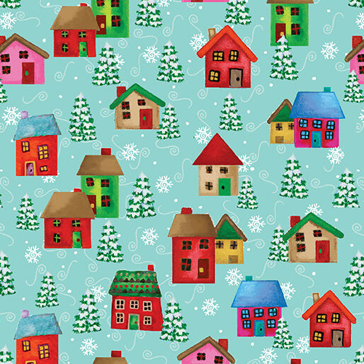 Snow Joy by artist Debi Hron truly captures the playful spirit of