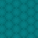 Snow Fall 17043-84 Amaryllis Teal