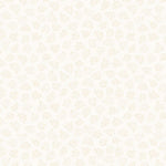 Cream tone on tone with printed flowers.