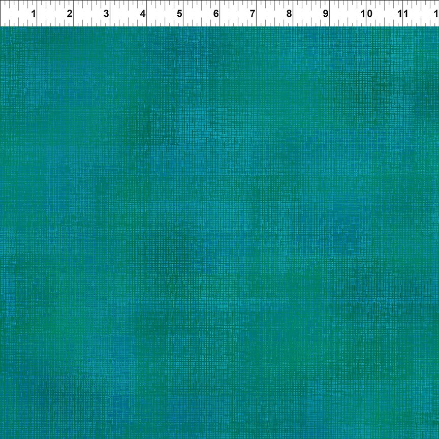 Blue green textured tonal fabric.