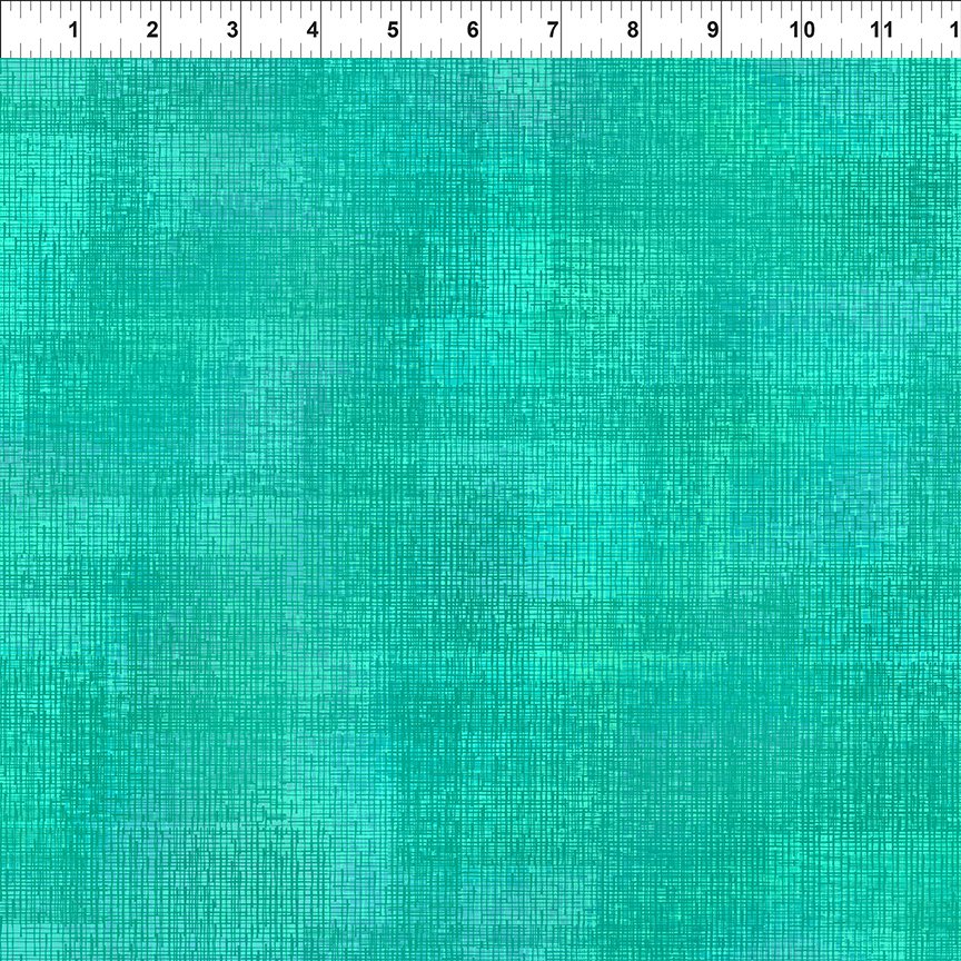 Turquoise green textured tonal fabric.