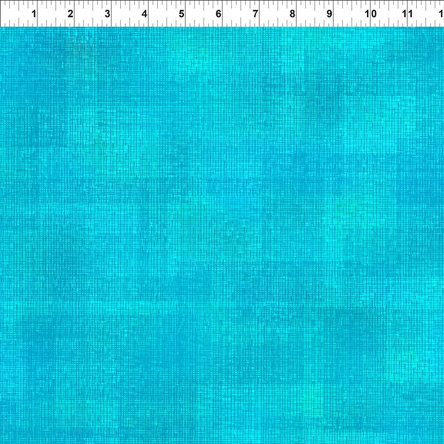 Aqua textured tonal fabric.