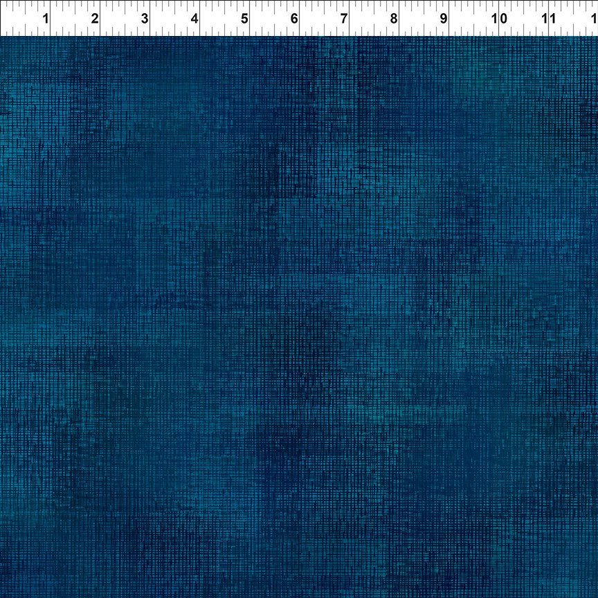 Dark blue teal textured tonal fabric.