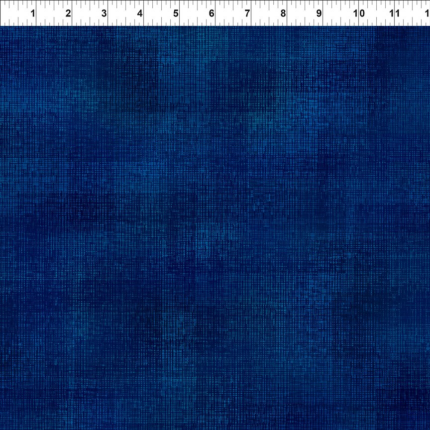 Dark blue textured tonal fabric.