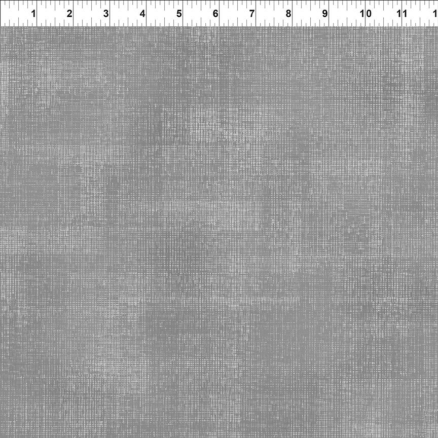Medium gray textured tonal fabric.