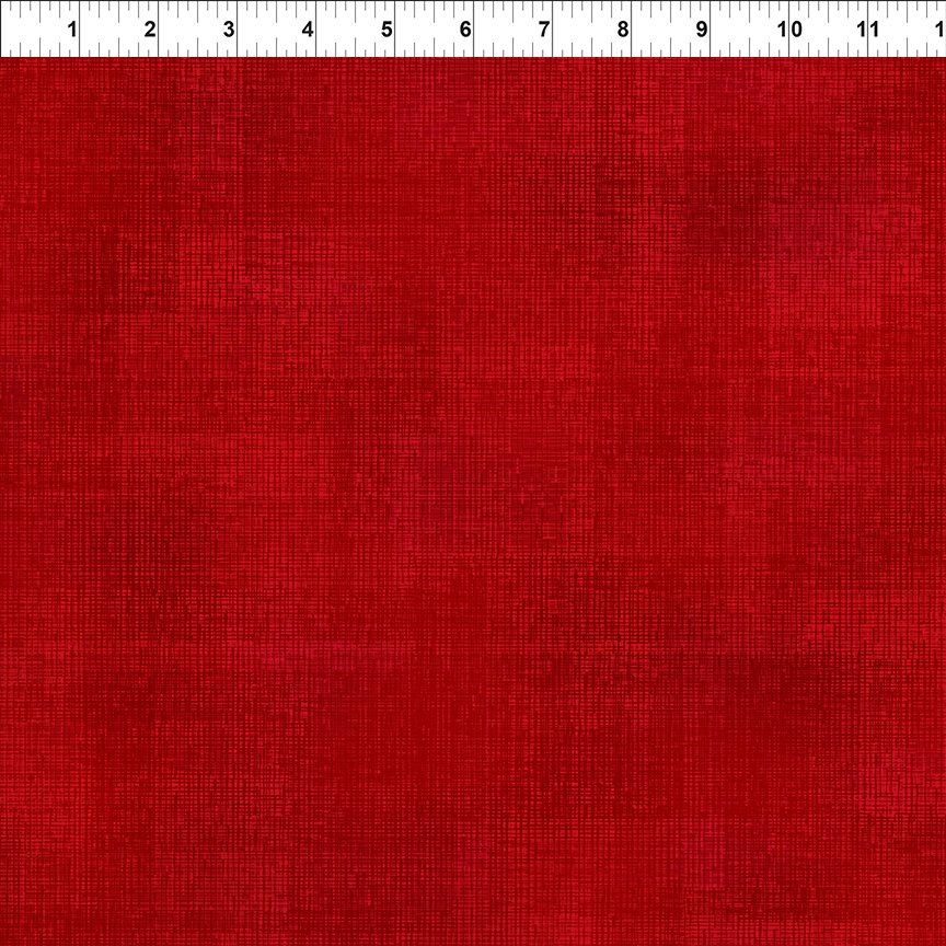Red textured tonal fabric.