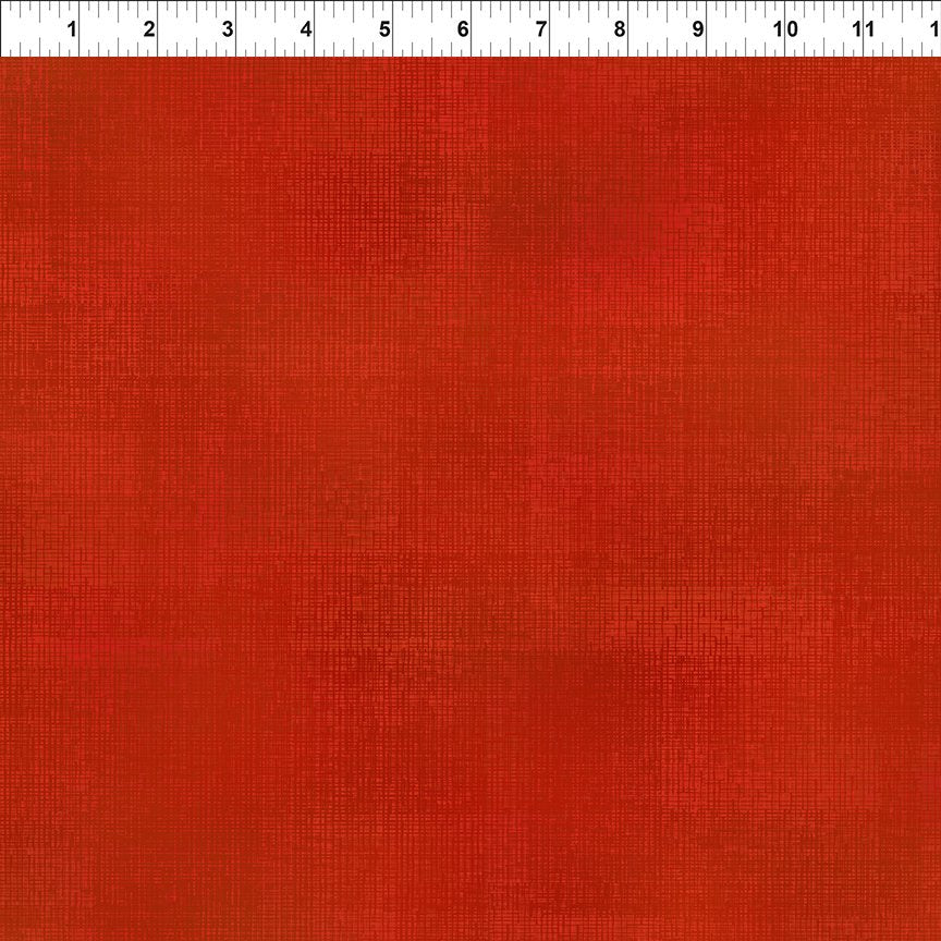 Red textured tonal fabric.