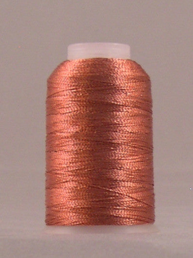 Fine Metallic Thread #R10 - Terra Cotta (500 yds.)