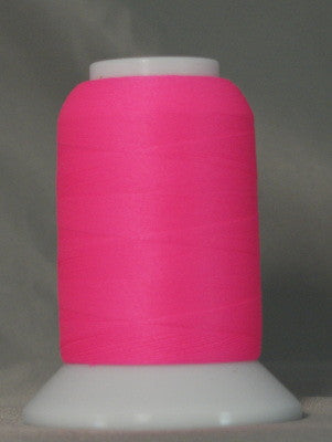 Woolly Nylon #292 - Fluorescent Pink Mini Cone