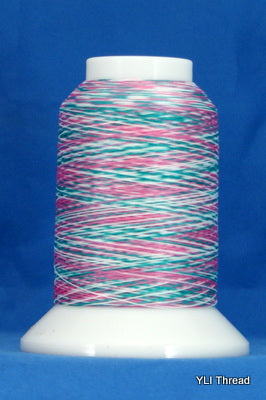 Woolly Nylon Variegated #VA101 - Pink/Green Mini Cone