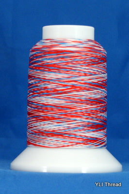 Woolly Nylon Variegated #VA105 - Red/Blue Mini Cone