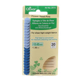 Clover Flower Head Pins 20 Count