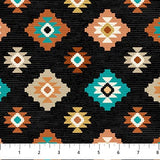 Southwest Vista Black Multi Skinny Bolt