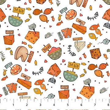 Whiskers & Wine 26886-10 White Multi Char-caterie