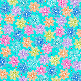 Floral Splash Turquoise
