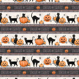 Meow-Gical Night 3008-96473-289 Repeating Stripe Multi