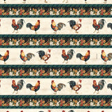 Garden Gate Roosters Multi
