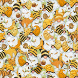 Buzzin' with my Gnomies Yellow Multi