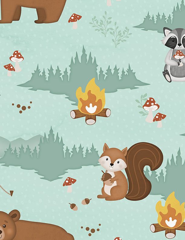 In the new collection from Jennifer Pugh, Woodland Whimsy, a larg